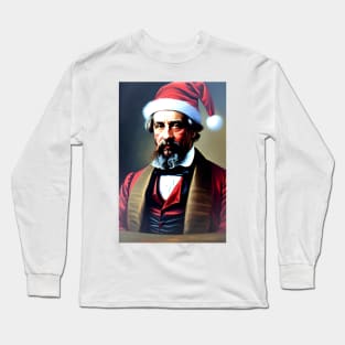 Santa Charles Dickens (Celebrity Christmas) Long Sleeve T-Shirt